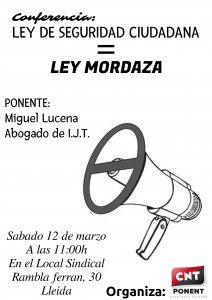 CartelLeyMordaza